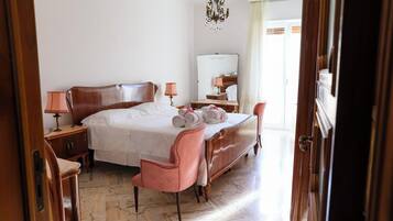 Appartement, balcon, vue ville