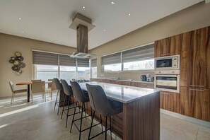 Fridge, microwave, oven, stovetop - Private Pool Villa Escape in Scenic Manikata (Mellieħa)