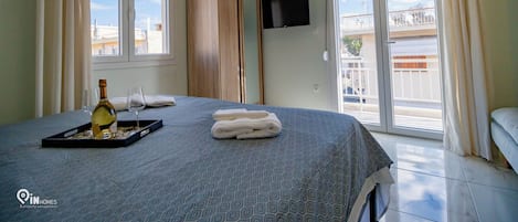 1 bedroom, desk, soundproofing, iron/ironing board