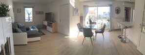 Living area - Charming app T4 85m2 with terrace Coeur Marianne (Montpellier)