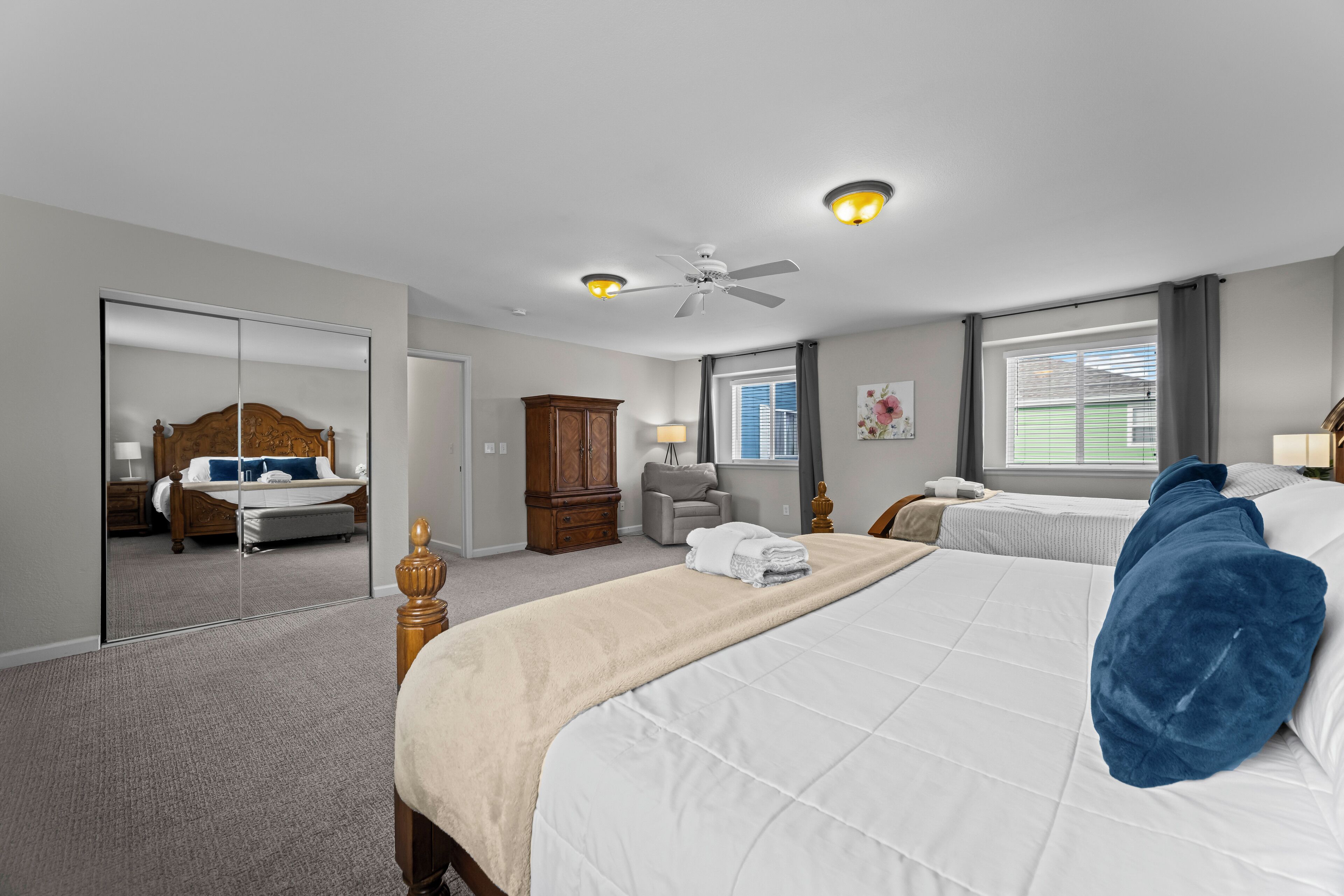 Bügeleisen/Bügelbrett, kostenloses WLAN, Bettwäsche