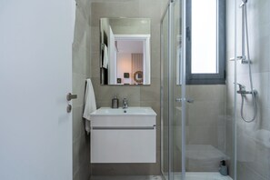 Apartment, 1 Double Bed with Sofa bed, Kitchen, City View | Bathroom - Ivory 1-BR Apt. & Balcony in Aradipou (Aradippou)