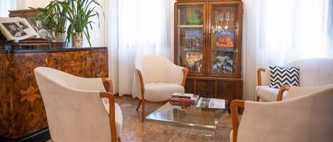 Sitteområde i lobbyen