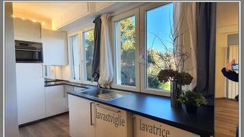 Mikrowelle, Ofen, Herdplatte, Geschirrspüler