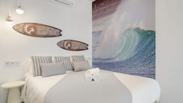 Silitysrauta/-lauta, Wi-Fi, vuodevaatteet