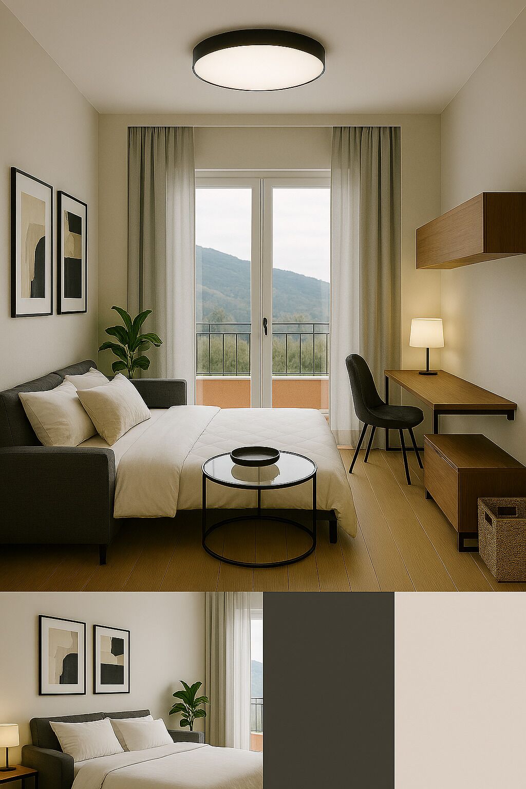 Apartment, Balcony, City View | Living area