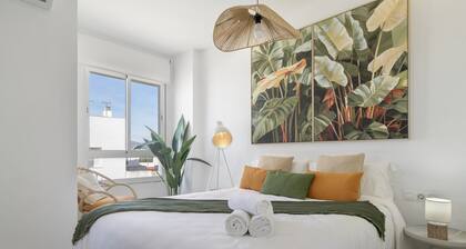 Studio « San Mateo Loft » avec piscine commune, Wi-Fi et climatisation