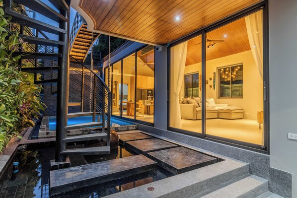 Façade de l’hébergement