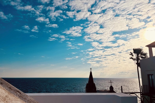 Blick von der Unterkunft