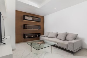 Living area - Villa Garden ground floor with pool (Ičići)