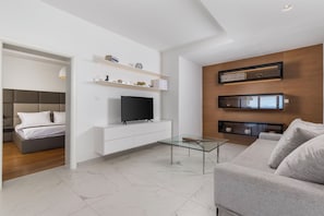 Living area - Villa Garden ground floor with pool (Ičići)