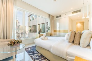 1 bedroom, in-room safe, iron/ironing board, free WiFi - Prime Waterfront Living, Just Moments from Marine Transport & Dubai Water Canal (Dubai)