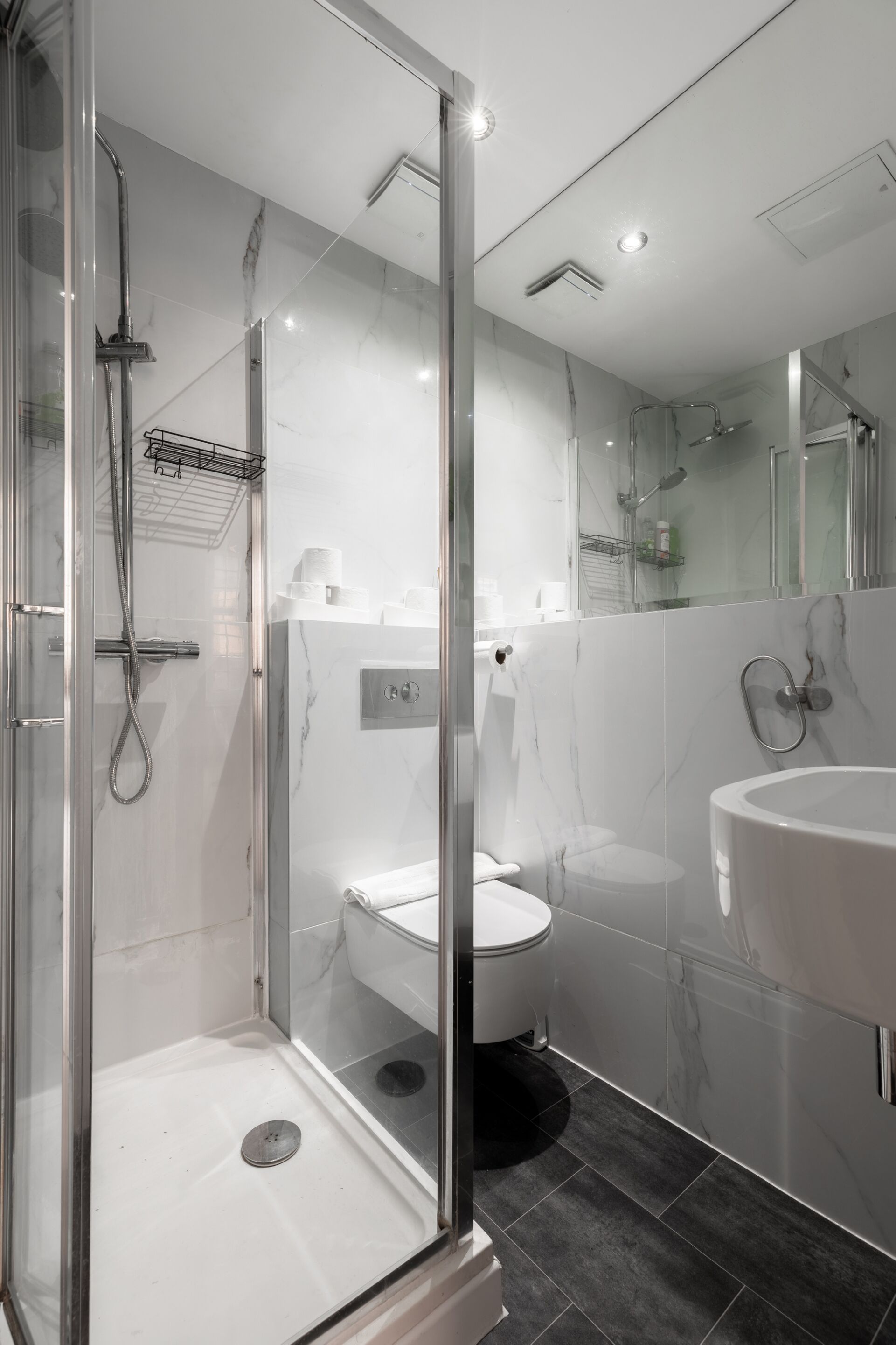 Deluxe Studio, Private Bathroom | Bathroom | Shower