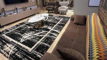 Economy Apartment, Balcony, City View | Living area