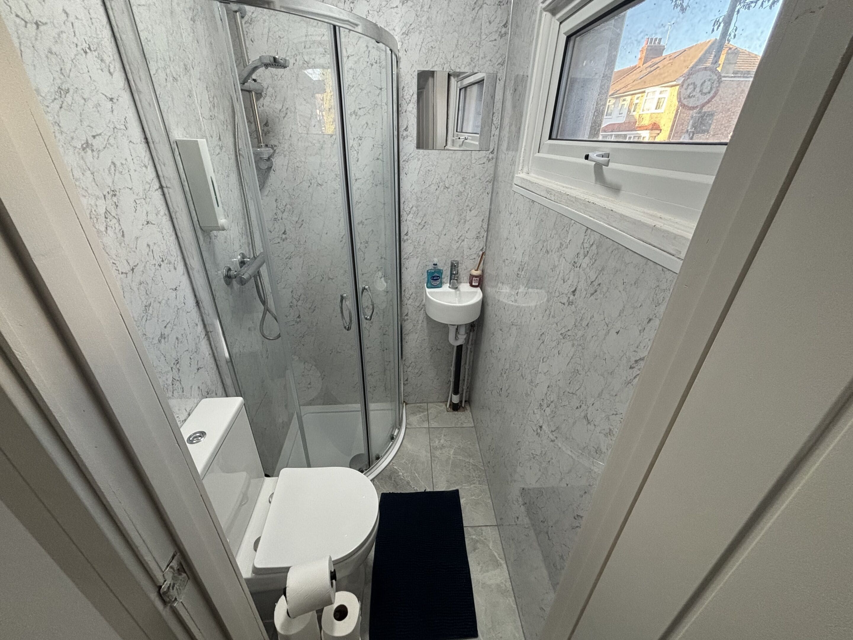 Habitación doble, baño privado | Baño