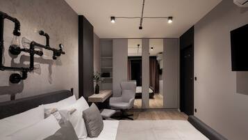 Superior Apartment, Air conditioning | Living area