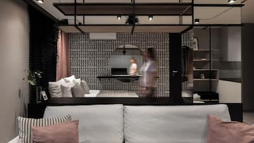 Superior Apartment, Air conditioning | Living area