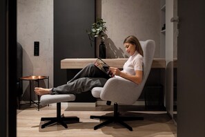 Leilighet – superior, balkong | Oppholdsområde