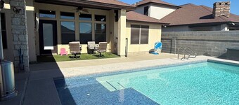 Family-Friendly 3BR Oasis with Pool and Shaded Pergola