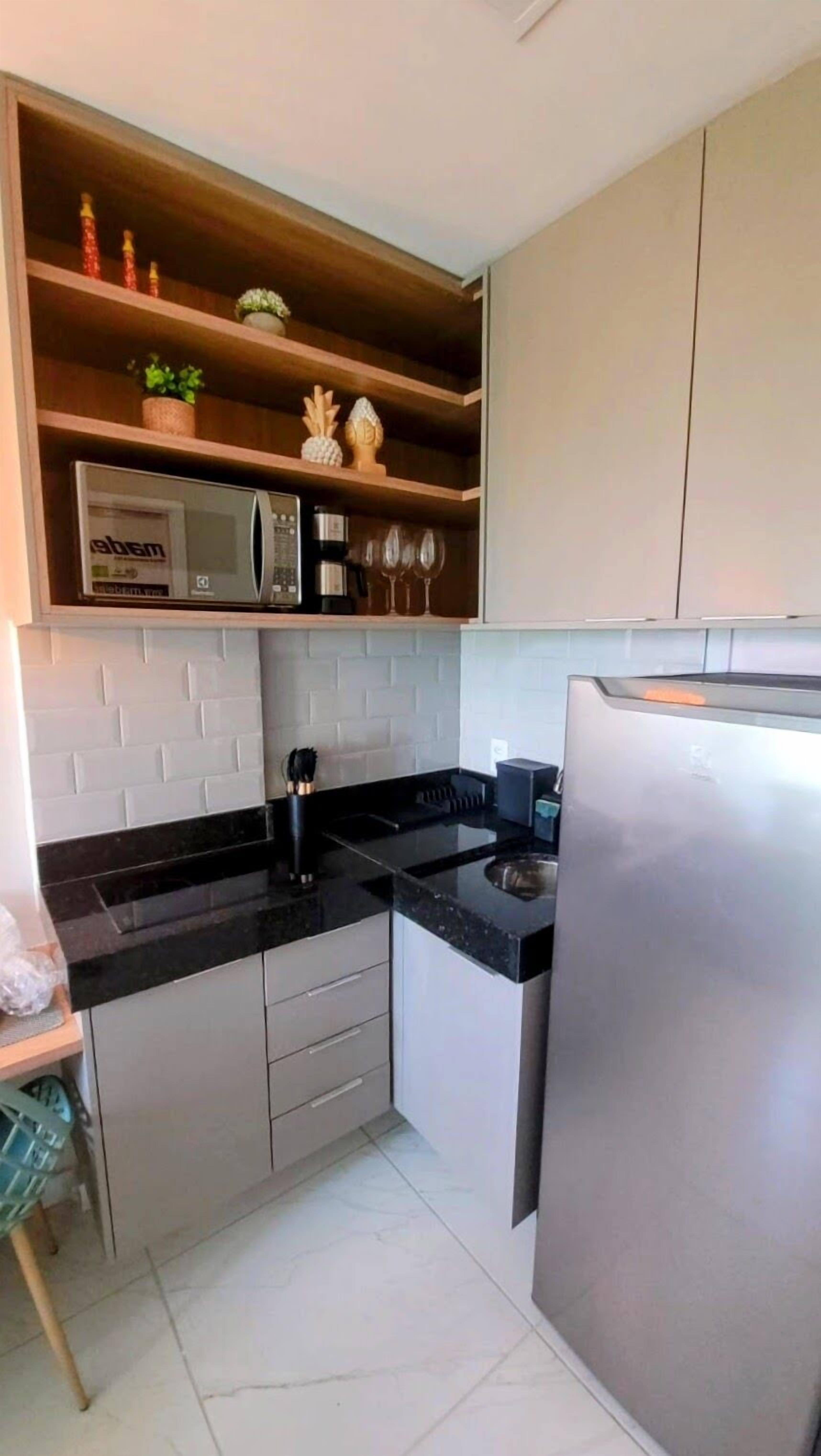 Apartamento conforto, sacada | Cozinha privada