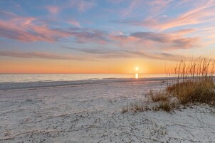 Beach nearby, white sand