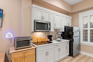 Estúdio | Cozinha privada | Geladeira grande, micro-ondas, cooktop