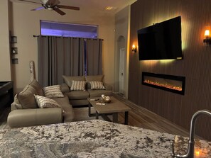 Smart TV, video games, ping pong, books