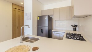 Private kitchen - U-GO Apartamento en Pozos Colorados (Santa Marta)