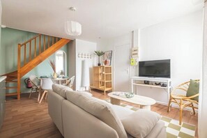 Living area - Le Panorama - Hypercentre - 6 people (Reims)