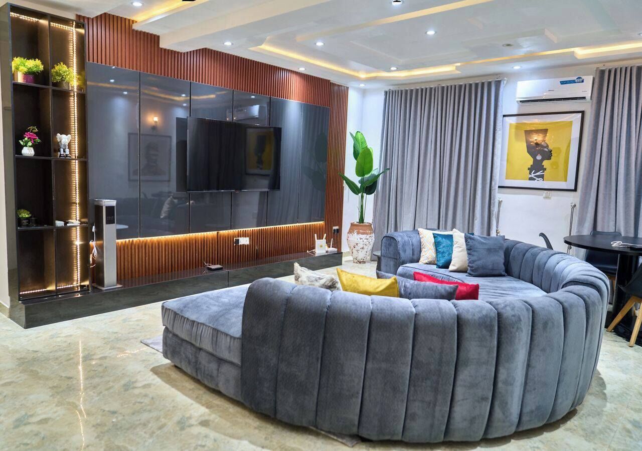 Superior Apartment, Balcony, City View | Living area