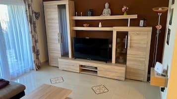 Télévision, jeux vidéo, table de tennis de table