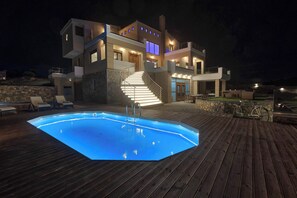 Exterior - Villa Haria - Lux Villa with Private Pool in Crete (Kato Vathia)