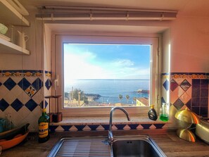 Duplex, Sea View | Private kitchen - Casa Azzurra (Pizzo)