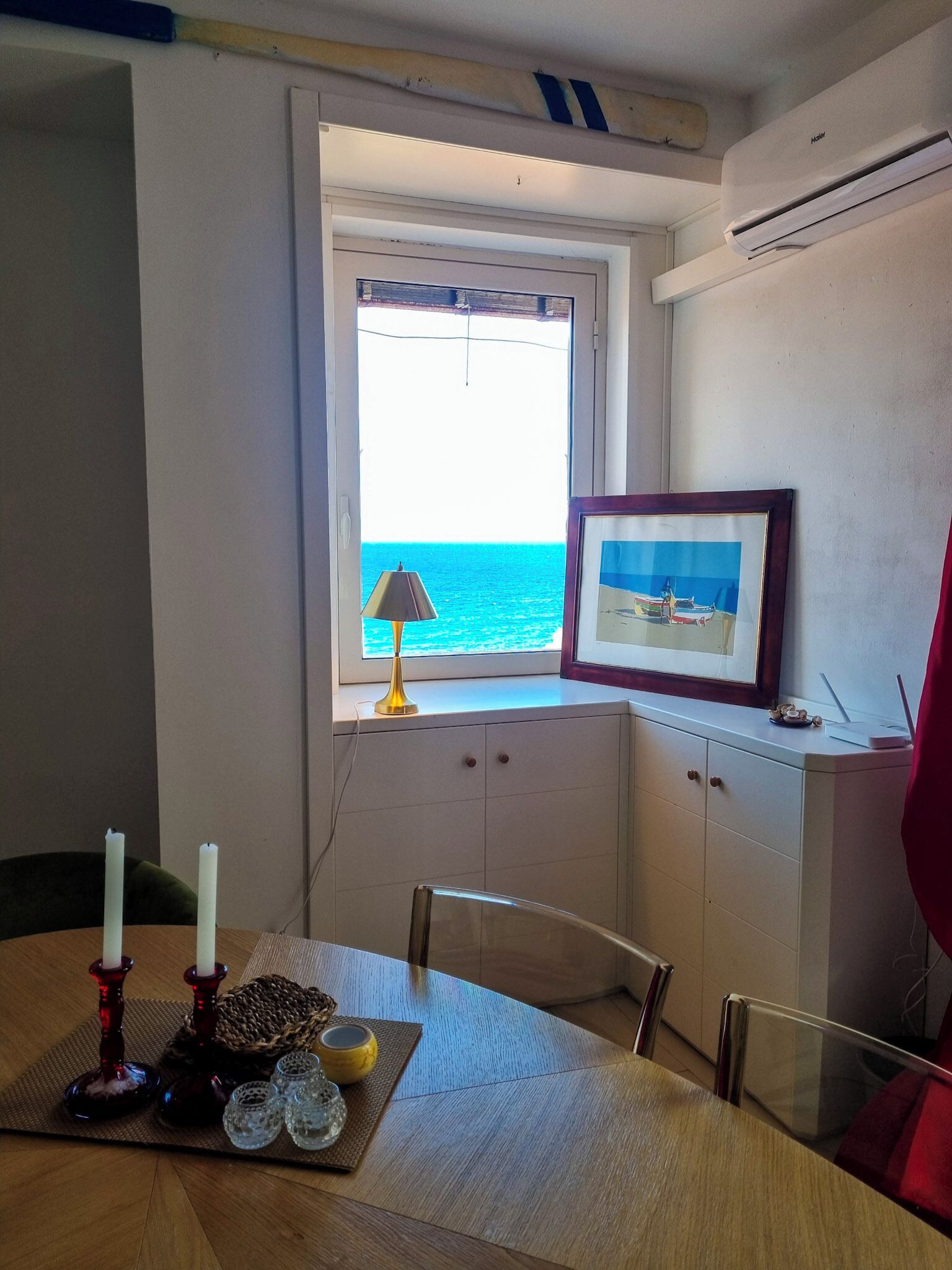 Maisonette, Meerblick | Wohnbereich | Flachbildfernseher