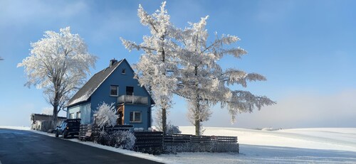 Ferienhaus Villa Zauberblick am Rennsteig Frankenwald. Haustierfreundlich!
