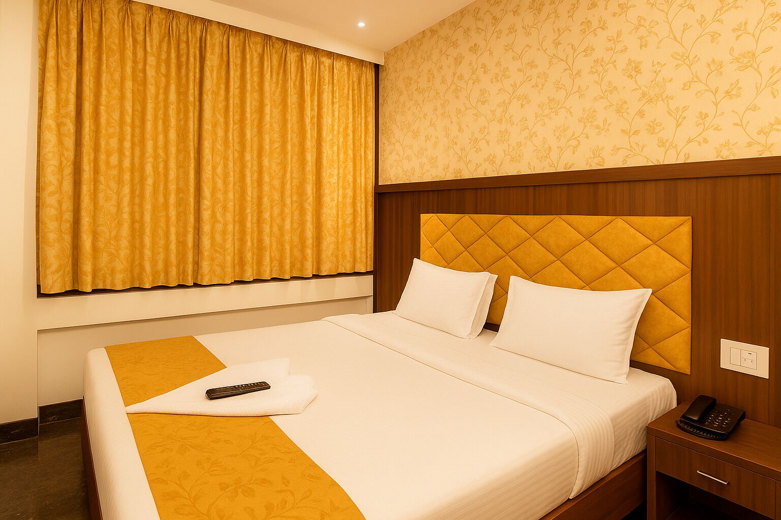 Deluxe Double Room, City View | Desk, laptop workspace, free WiFi