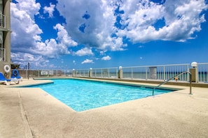 Pool - One Ocean Place 803 - 2 Bedroom, 2 Bathroom Oceanfront (Garden City Beach)