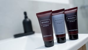 Ducha, secador de pelo y toallas