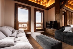 TV, fireplace, table football