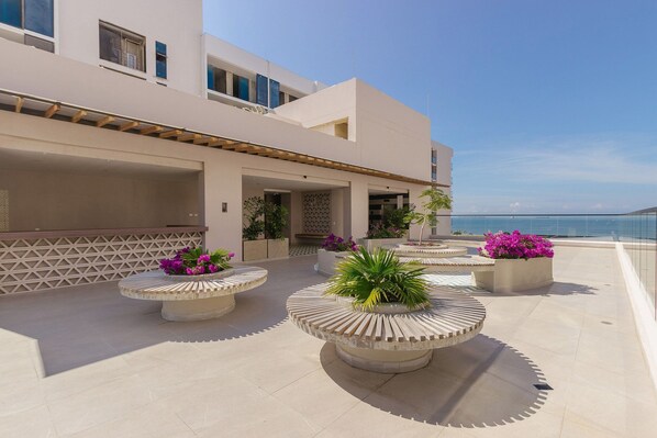 Terrace/patio - U-GO Salinas del Mar Frente al Mar (Santa Marta)