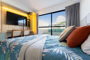 1 bedroom, desk, blackout drapes, free WiFi - Makani Beach #07 - Flat com Piscina by Carpediem (Tamandaré)