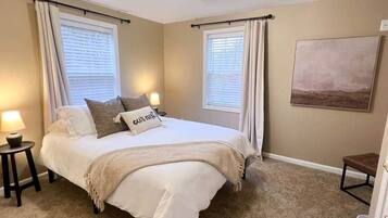 2 slaapkamers, een strijkplank/strijkijzer, wifi