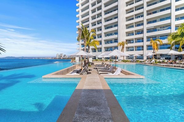 2 outdoor pools - Amazing Apartments - Hotel Zone (Puerto Vallarta)