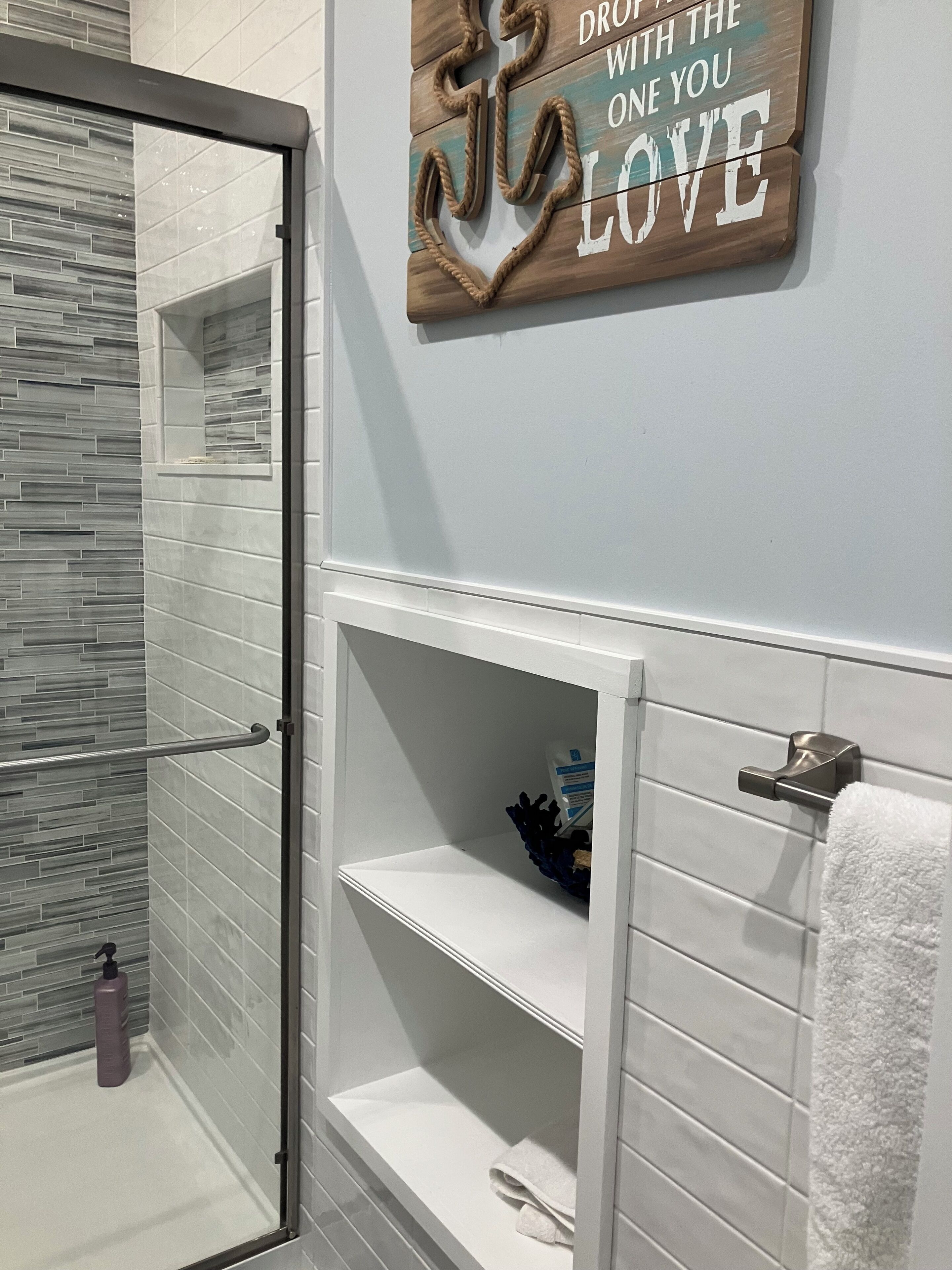 Towels, soap, toilet paper