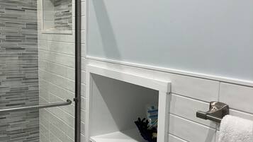 Towels, soap, toilet paper