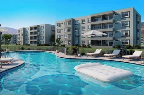 Beautiful and Cozy Apartment in Papudo: Beach, Swimming Pool and Unforgettable Moments