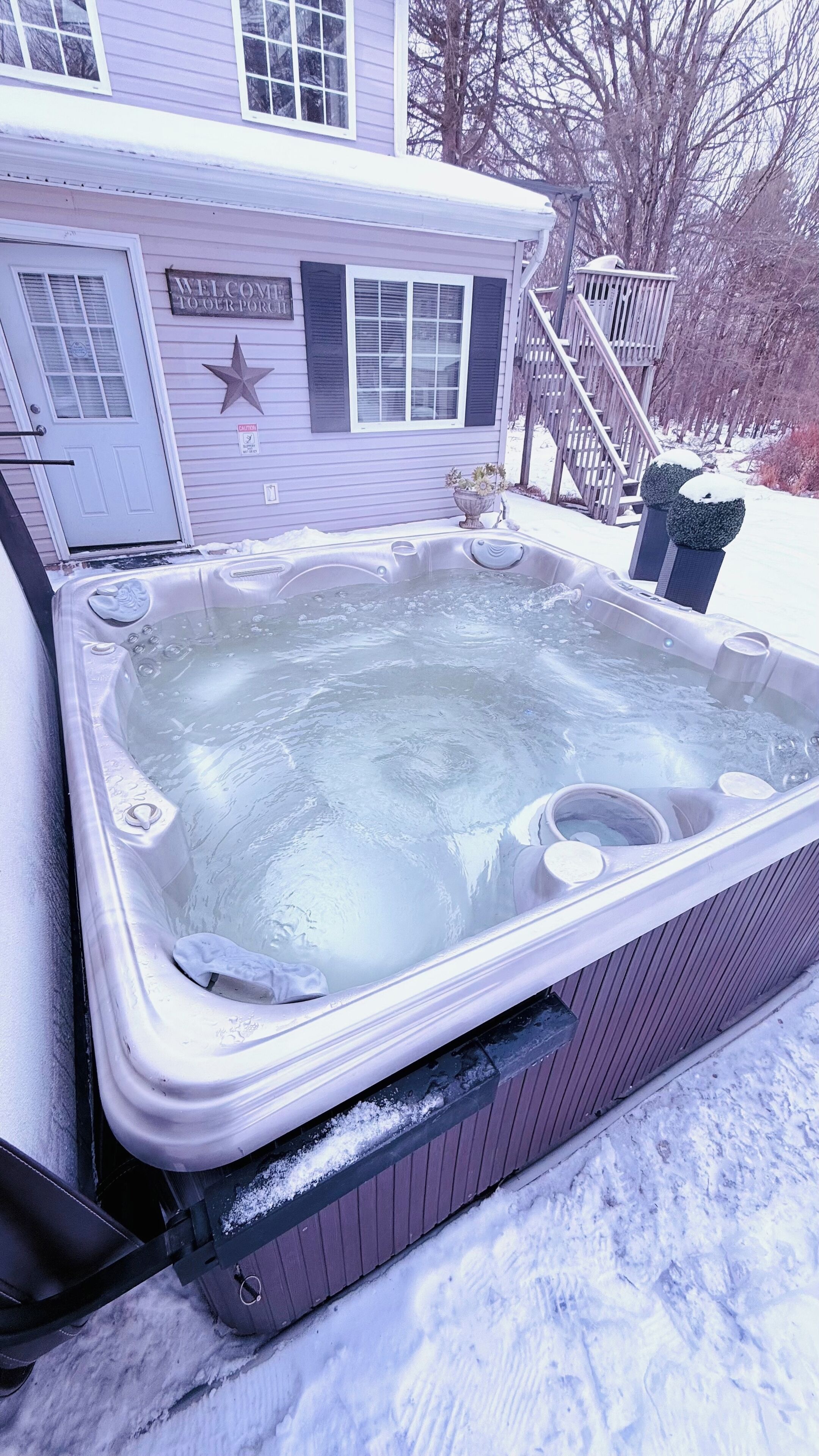 Bain à remous extérieur