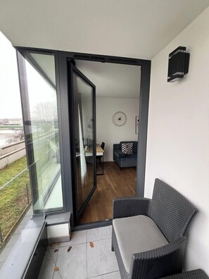 Superior Apartment, Balcony, River View | Balcony - Riva Verona - Vistula View & Parking by (Kraków)