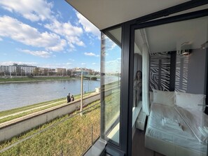 Appartement Supérieur, balcon, vue fleuve | Vue depuis le balcon