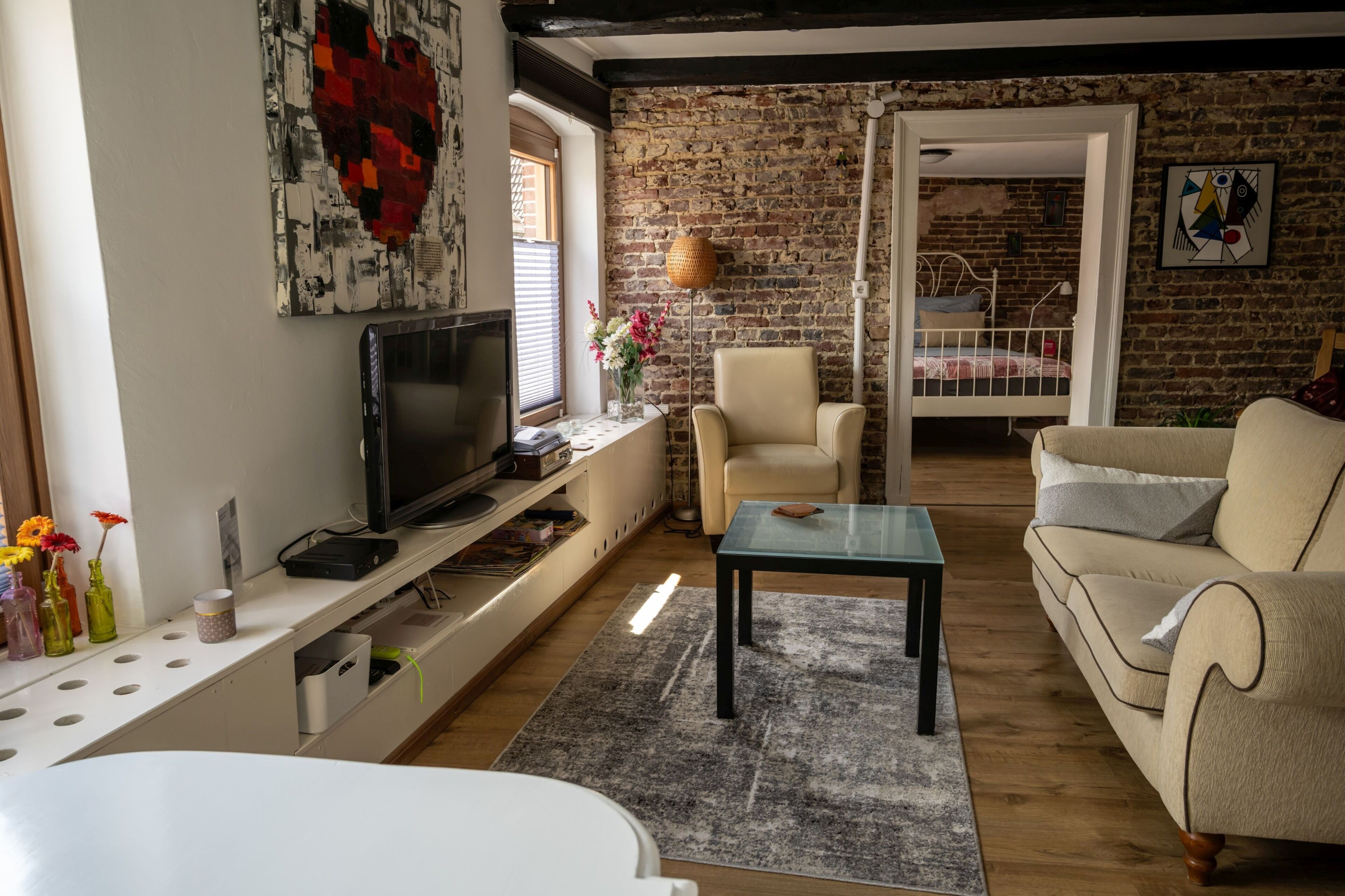 1 chambre, bureau, lit parapluie, Wi-Fi gratuit